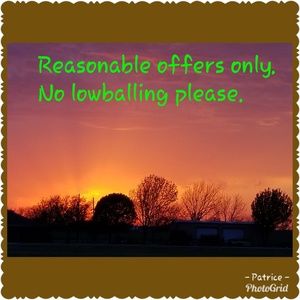 Reasonable offers only.